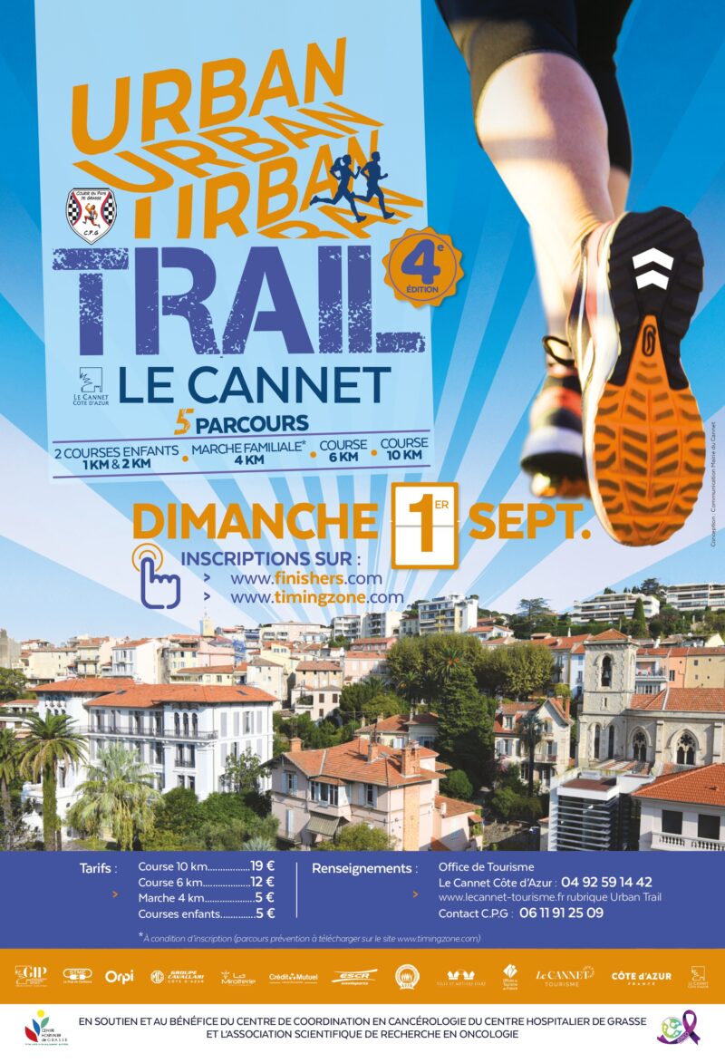 affiche Urban Trail Le Cannet 2024