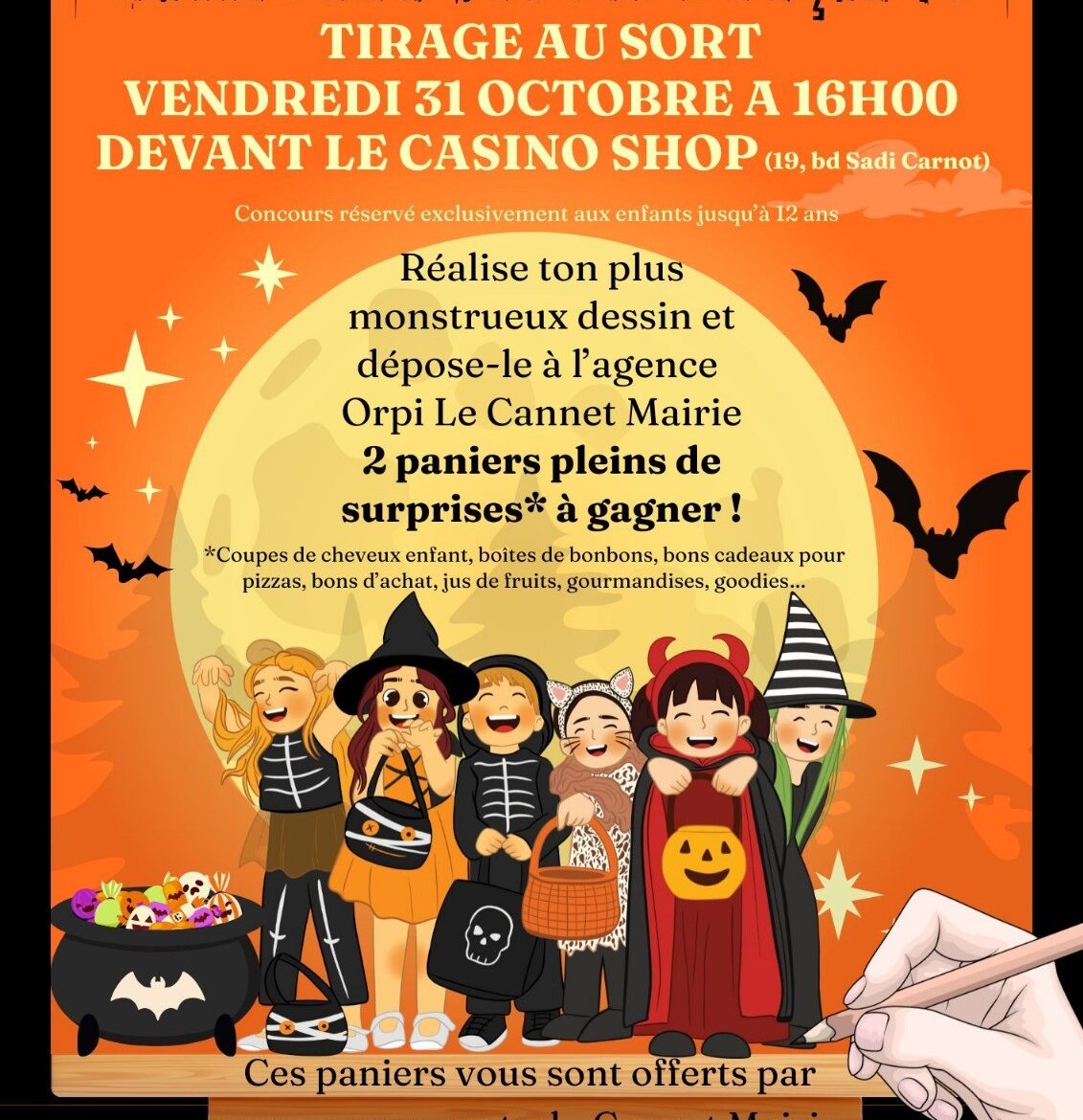 Concours de dessin Halloween_Le Cannet