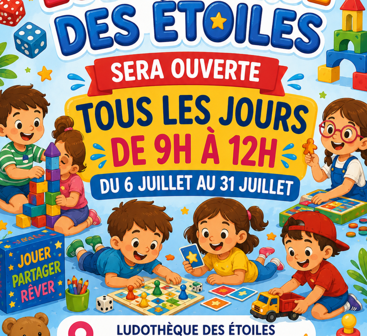 Jeux sur place à la Ludothèque des Etoiles_Le Cannet