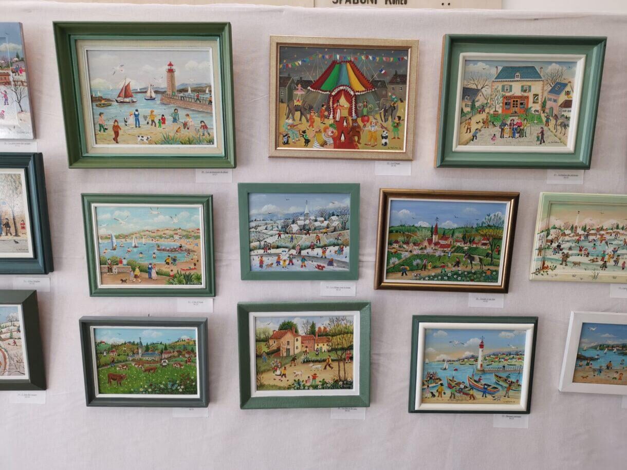 Exposition d'Art naïf de Charlotte Julian_Le Cannet