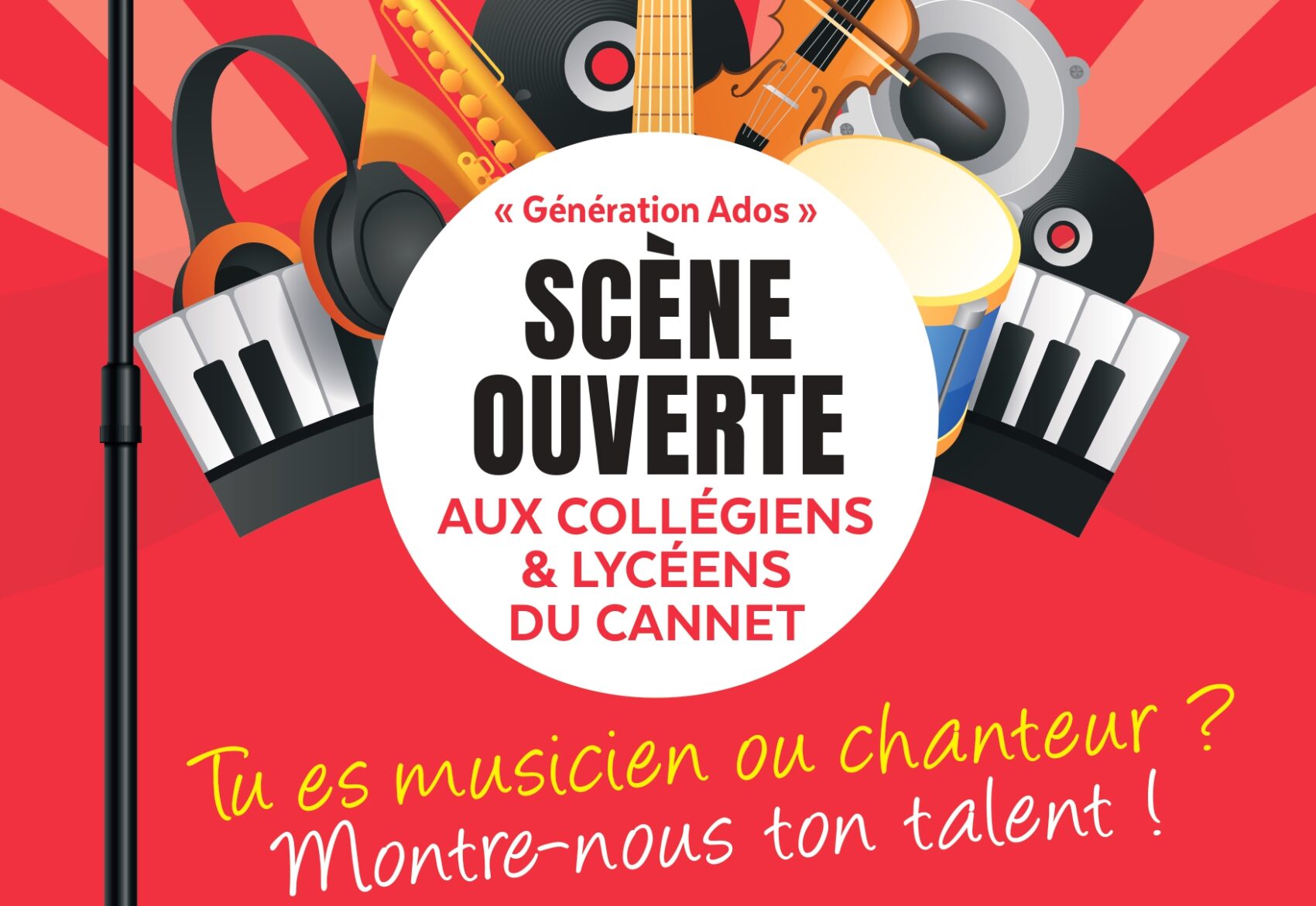 Scène Ouverte aux collégiens et lycéens du Cannet_Le Cannet