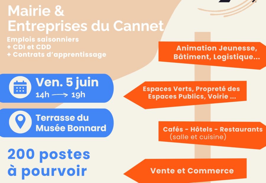 Job Dating de la Mairie et des Entreprises du Cannet_Le Cannet