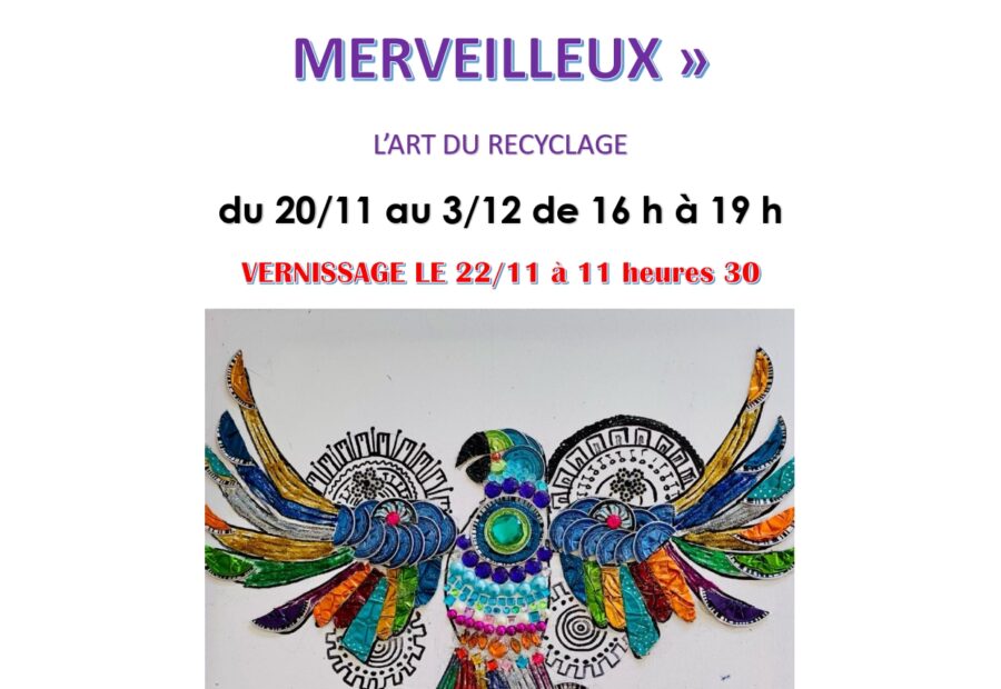 Dan Foggiaroli présente :  “de l’ordinaire au merveilleux” – L’art du recyclage_Le Cannet