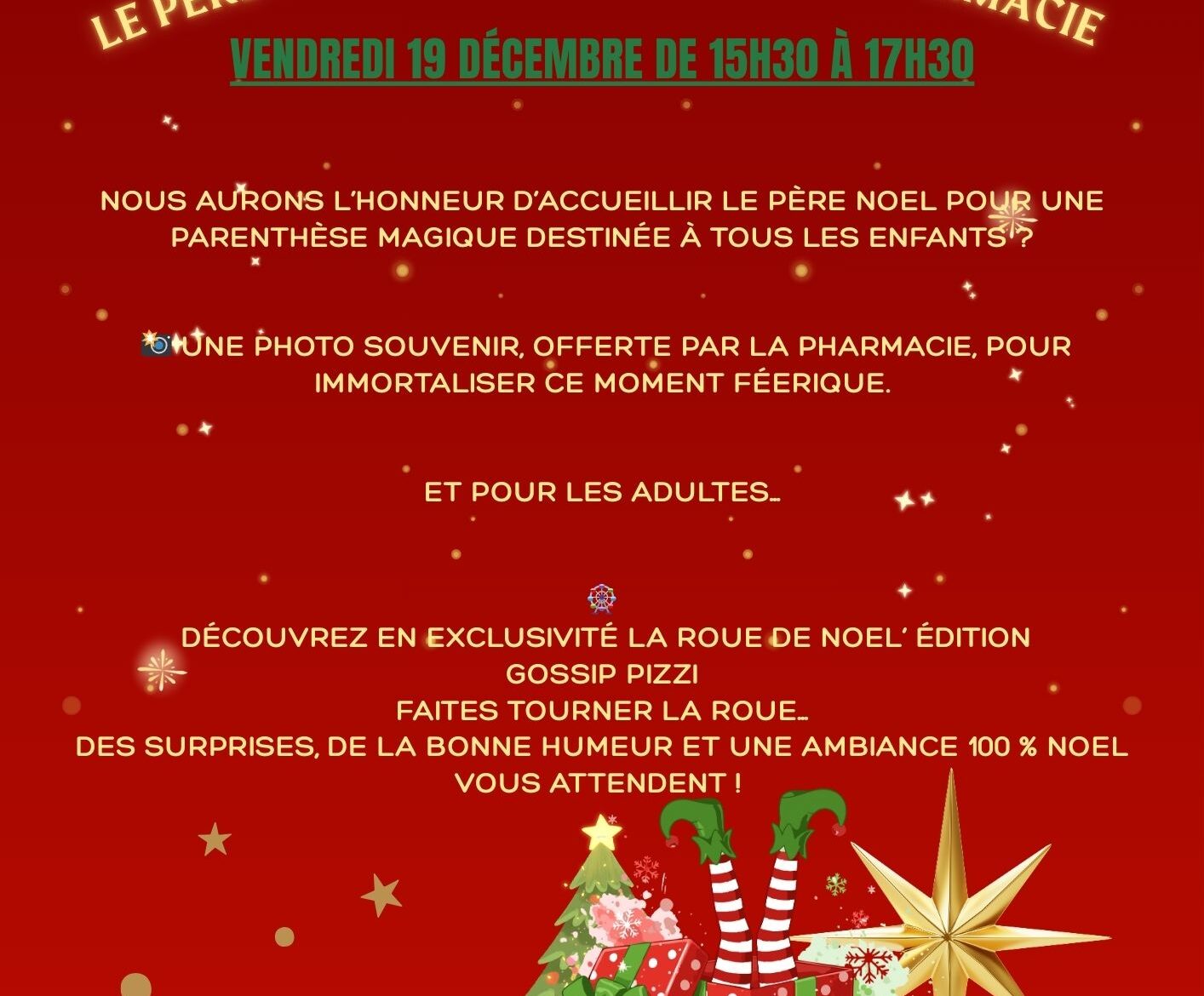 Le Père Noël vous attend à la pharmacie..._Le Cannet