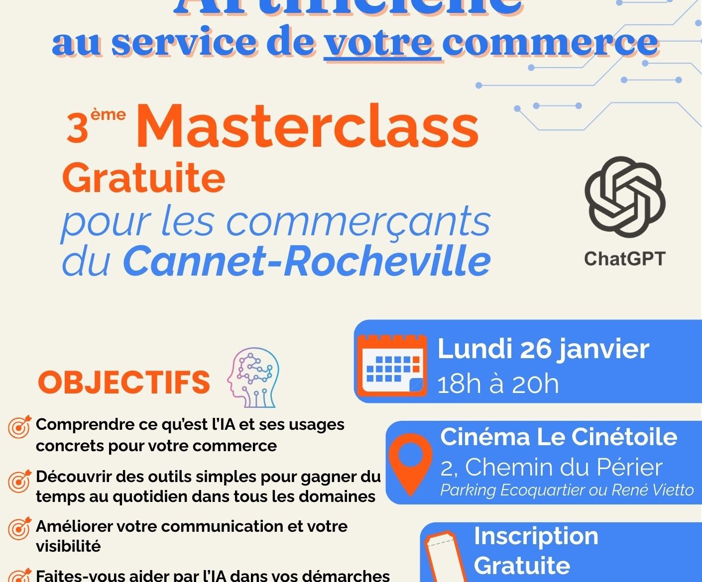 Masterclass: L'IA au service de votre commerce_Le Cannet