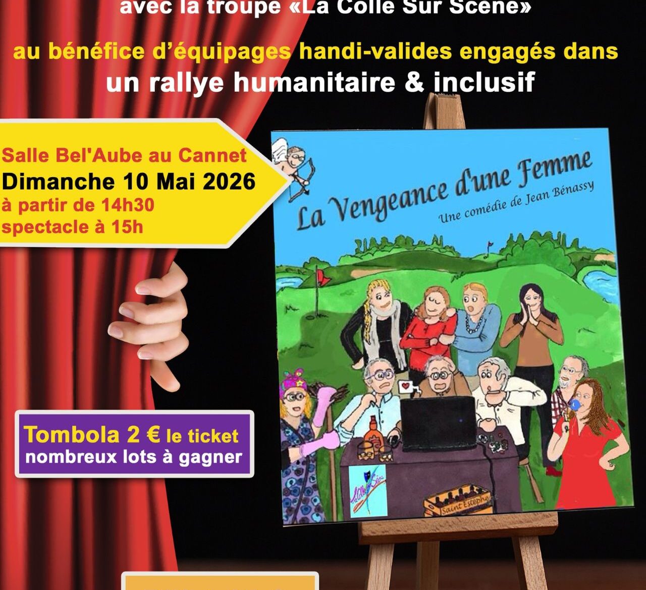 Pièce de Théâtre avec la troupe "La Colle Sur Scène"_Le Cannet