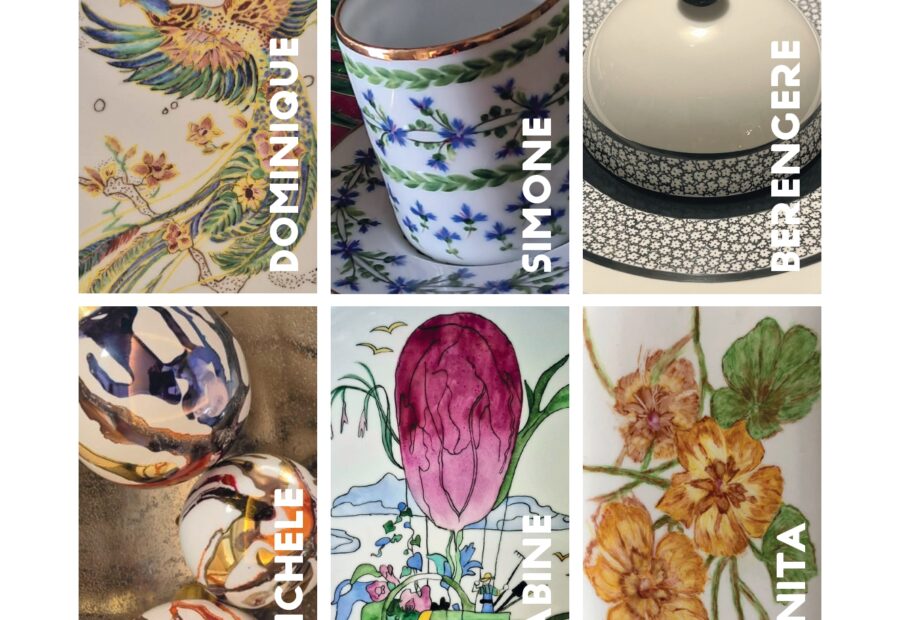 EXPOSITION ACCA: PEINTURE SUR PORCELAINE_Le Cannet