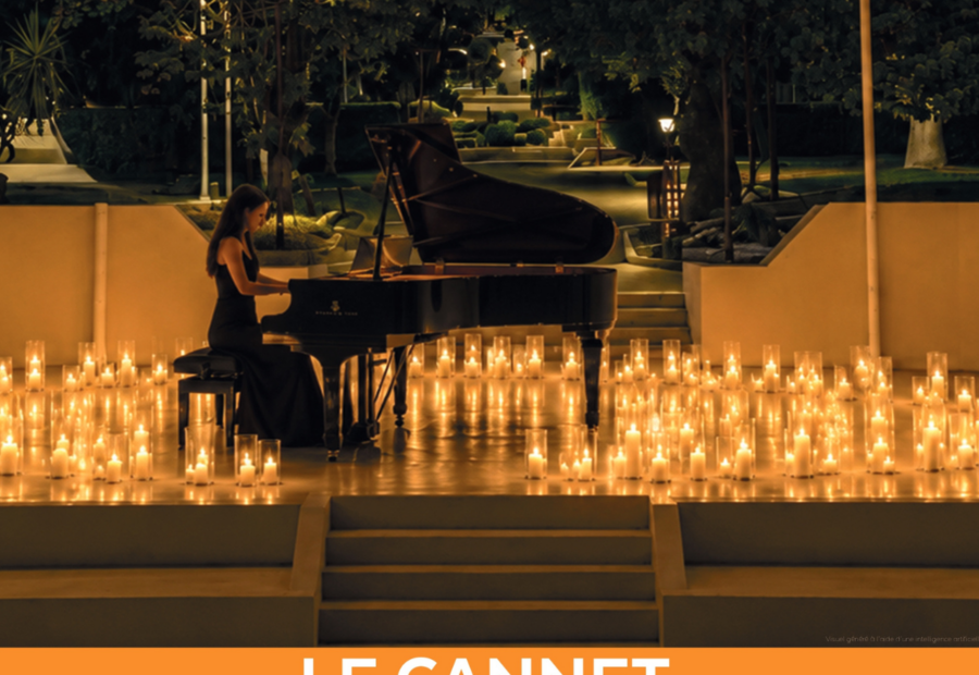 Concert de piano à la bougie_Le Cannet