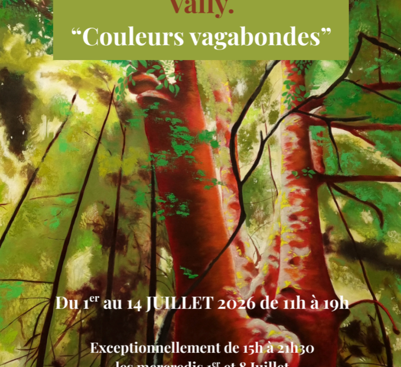 "Couleurs vagabondes" exposition de Valérie Peuch-Spencer - ACCA_Le Cannet