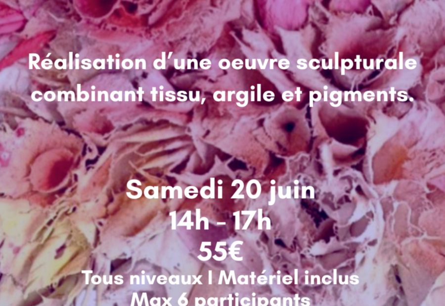 Atelier de création “les fleurs d’argile” par Reliance_Le Cannet