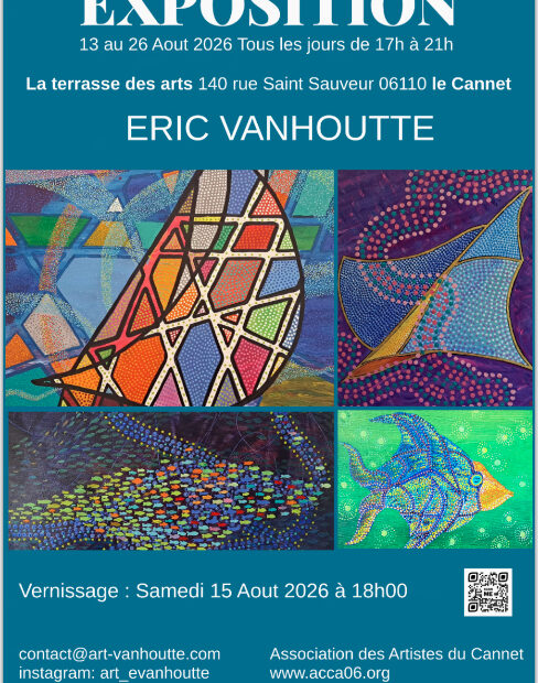 Exposition Eric VANHOUTTE_Le Cannet