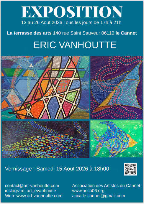 Exposition Eric VANHOUTTE_Le Cannet