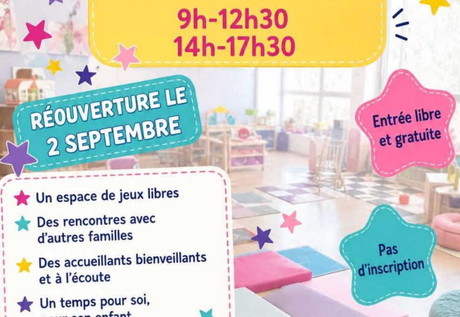 Lien d’accueil enfants/parents à LAEP des étoiles_Le Cannet