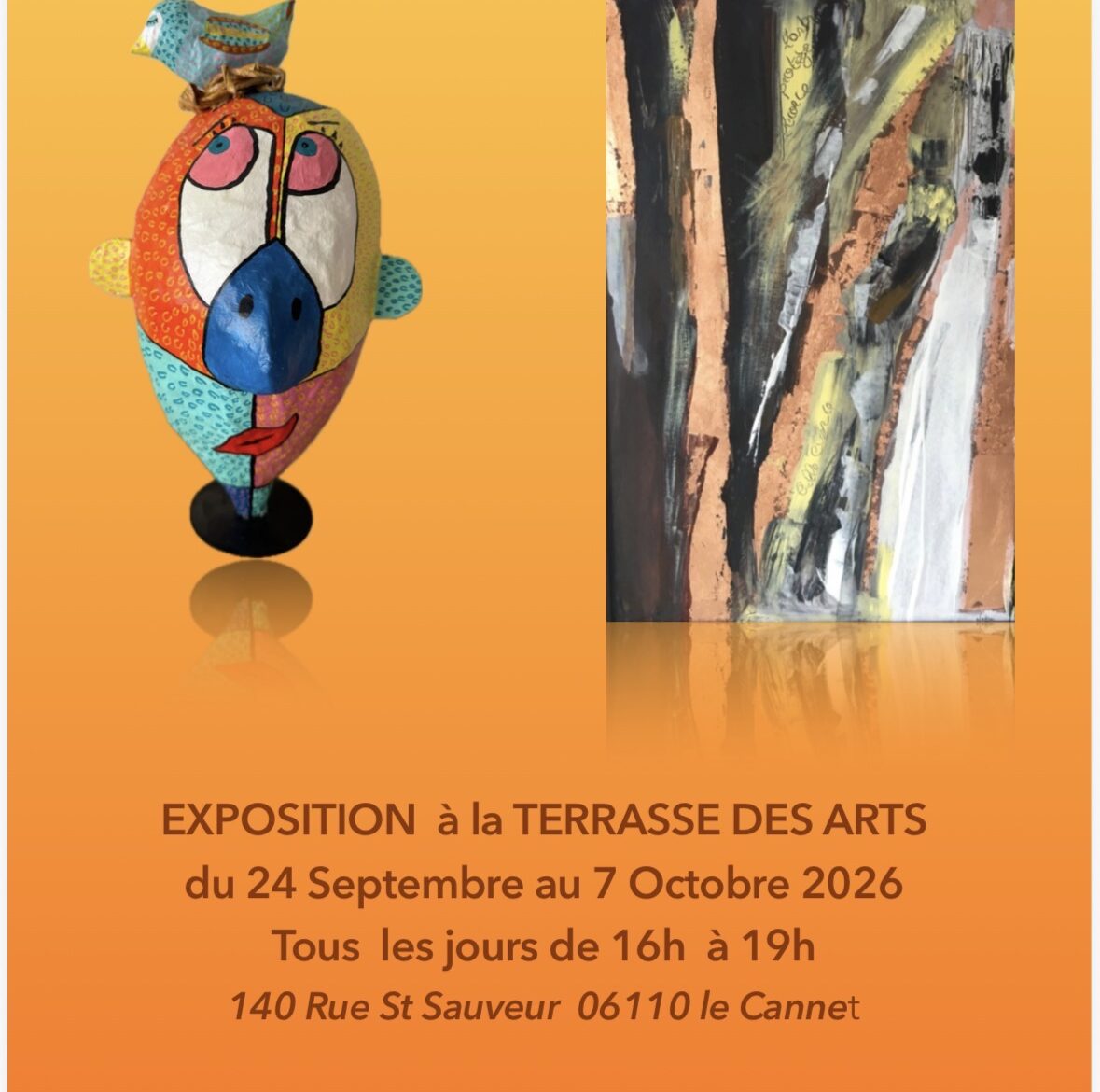 Exposition Glenda REVEILLON &amp; Nadia ENNESSER_Le Cannet