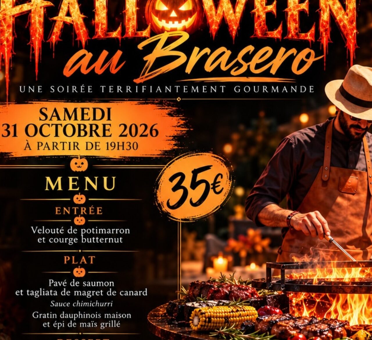 Halloween au brasero chez Nico_Le Cannet